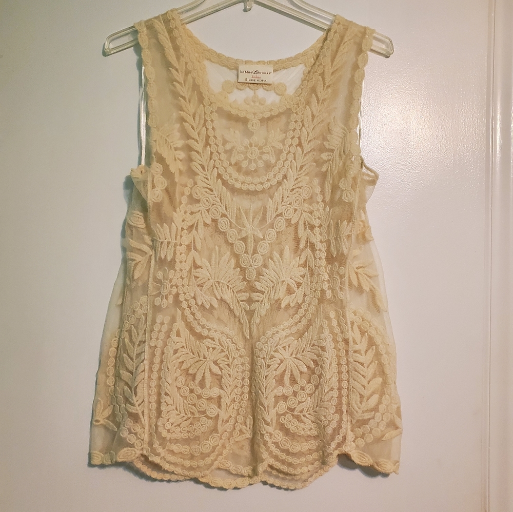 See-through Lace Tank Top